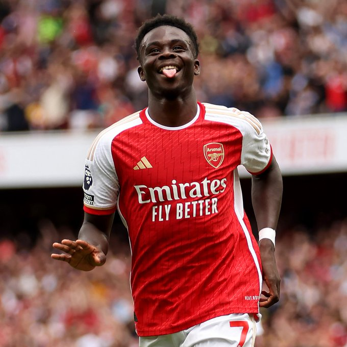 🔥 Premier League ratings this season: 🥇 Bukayo Saka - 7.61 🥈 Phil Foden - 7.47 🥉 Cole Palmer- 7.44