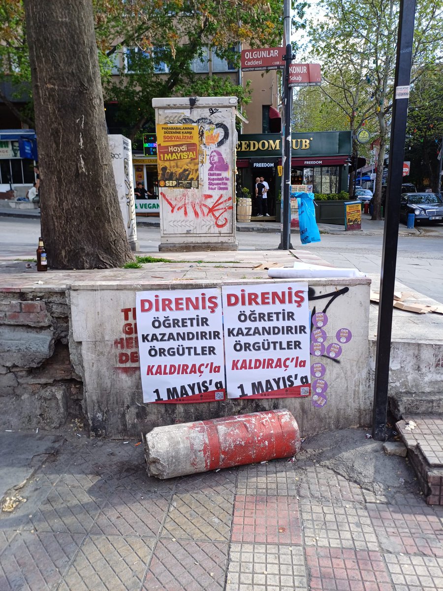 📍 Kızılay Umut sende, bizde, devrimde! Sömürü ve aşağılanmaya son vermek için adımlarımızı birleştirelim, 1 Mayıs'ta Taksim'e! 👇🏼 1 Mayıs'a ve çalışmalarına katılmak için bizimle DM yolu ile iletişime geçebilirsiniz #1Mayıs2024