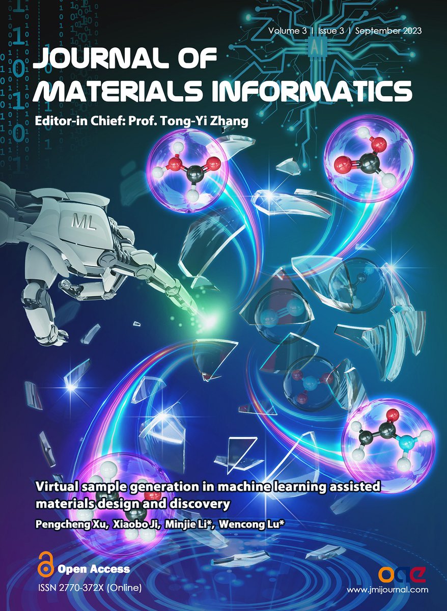 Share the articles of Volume 3, Issue 3
Welcome to read: oaepublish.com/volumes/jmi.391
#2Dmaterials #machinelearning #materialsdesign
