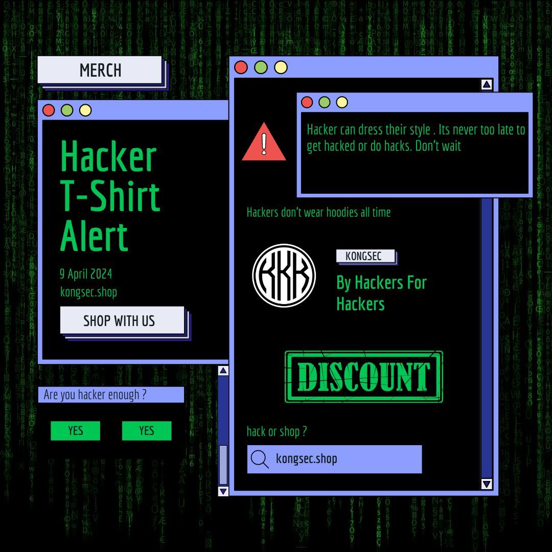 kong_sec's tweet photo. Cybersecurity isn't just for suits and hackers. It's for everyone. Rep the cause with our comfy, affordable tees!
Shop: https://t.co/WxP6GhWfZw
Follow Us : https://t.co/JlOWBHtpsc
#CybersecurityAwareness #InfoSecLife #cyber https://t.co/9ezwh6h91f