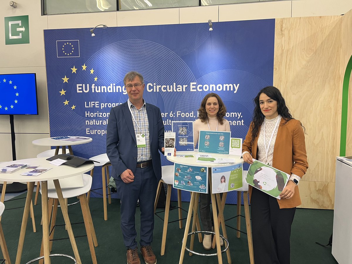Are you at the #WCEF2024 in Brussels? Drop by the #EUfunding booth to know more about the Circular Plastics Cluster, gathering 7 #H2020 & #HorizonEurope projects on plastics recycling and reuse ♻️