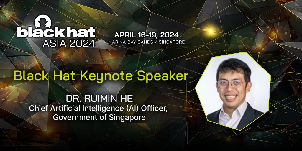 Don't miss the #BHASIA Fireside Chat with Keynote Ruimin He and Jeff Moss, diving into the similarities and differences between AI and previous waves of digitalisation. This Friday, April 19 >> bit.ly/3vzzGpl