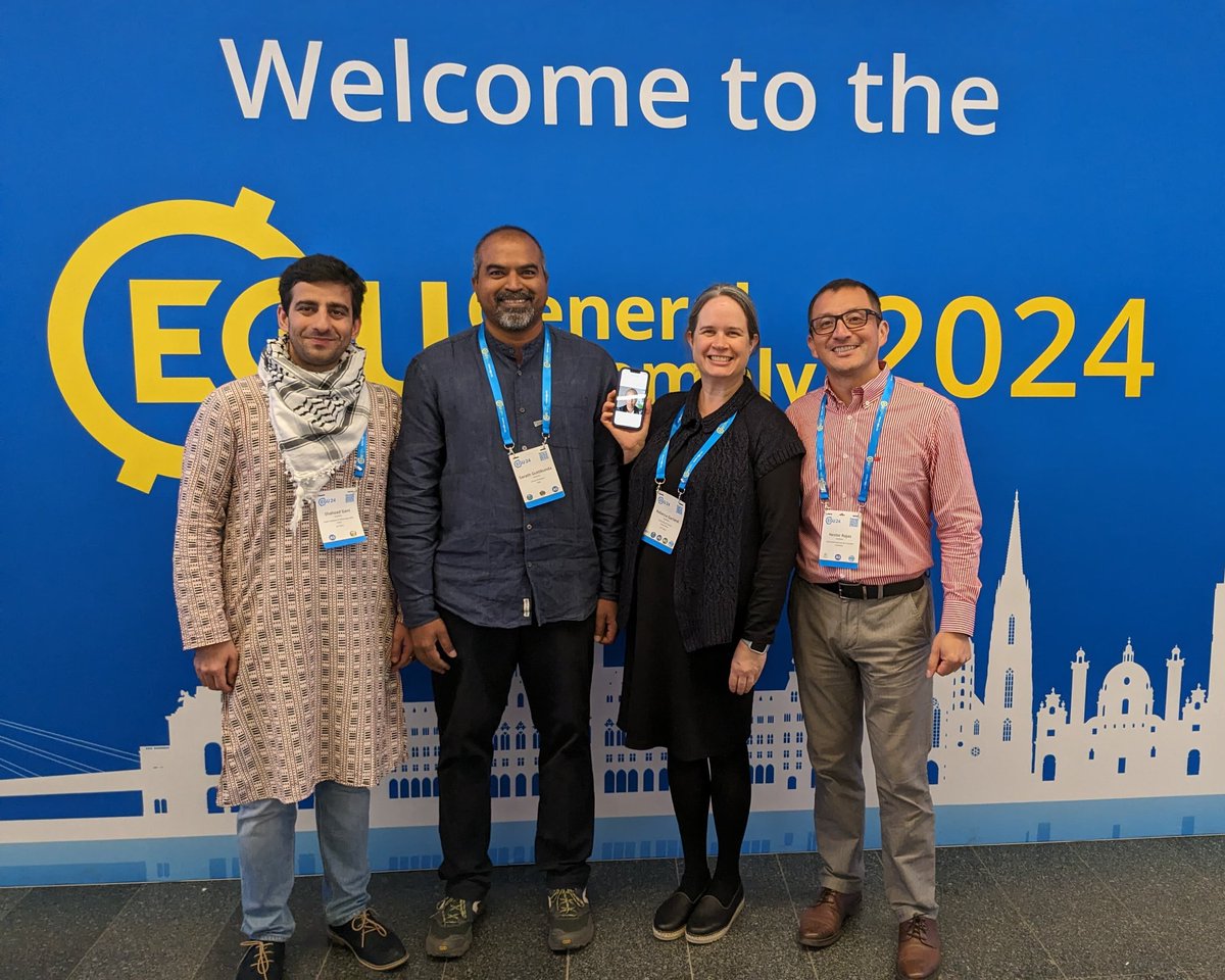 Dream team of convenors at #EGU24. Thanks to all our amazing participants who joined on-site and virtually. Also thinking about those who couldn't join because of funding issues and racist visa policies. @UrbanEmissions @Rehema1234 @nyrojasr @AndriannahM (zoom in🤭)