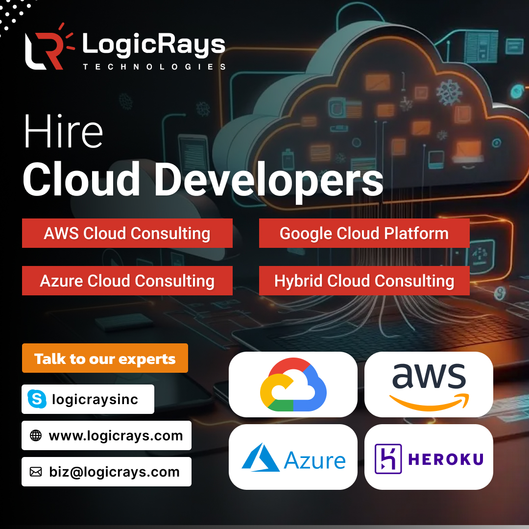 LogicRaysTech's tweet image. Hire Cloud Computing Developers. Let us know if you are looking for #Cloud developers for your projects.
#hireCloudEngineer
#Awsexpert #cloudservices #SaaS #AWS #GoogleCloudNext #CloudArchitects #azure #CloudSupport #remote

contact us
logicrays.com
Skype: Logicraysinc
