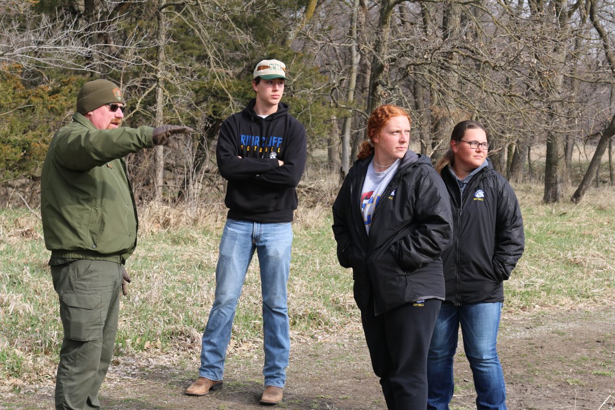Late last month, Prairie Ecology course students visited the Kansas Flint Hills. The tour, led by Dr. Brian Hazlett, Professor of Biology and Environmental Science, included Homestead National Historical Park, Tallgrass Prairie National Preserve, and more.
