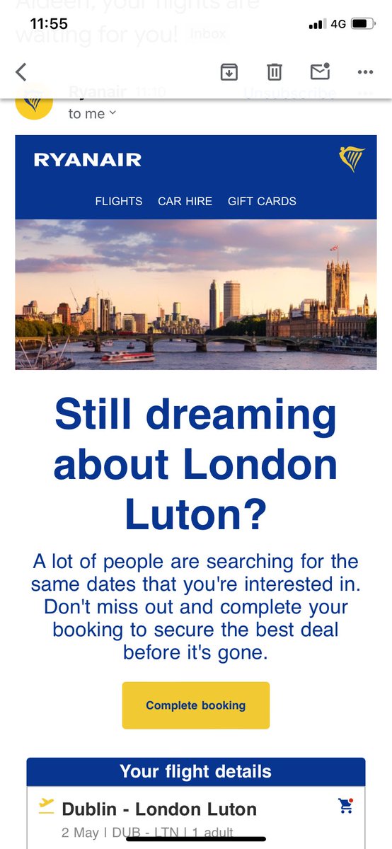 Oh Ryanair ! How well you’ve read my most realistic desires !!!