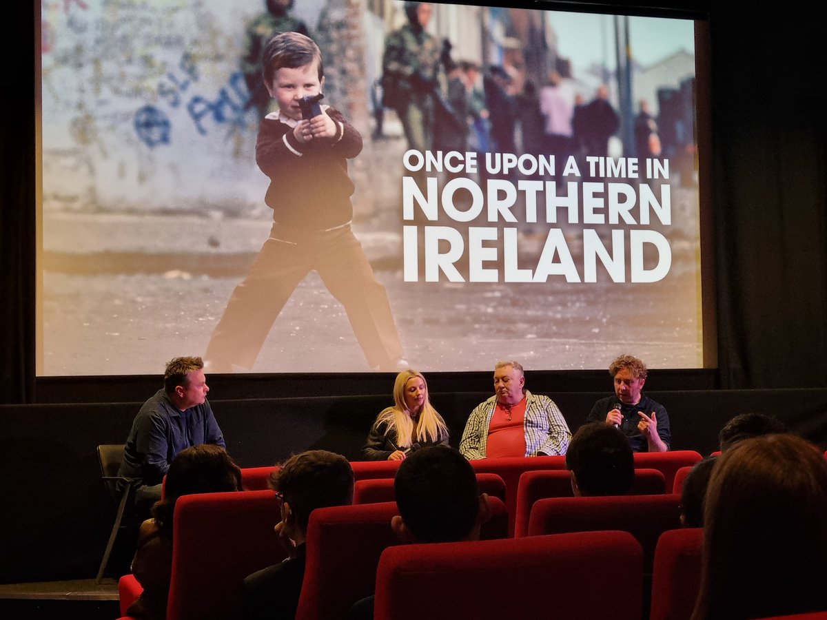 Ed_Authority's tweet photo. Following the special screening of
#OnceUponATimeInNorthernIreland, one of the creators of the BBC drama Blue Lights, Declan Lawn, is hosting a Q&A with award-winning director James Bluemel and cast members answering pupil questions. @BBCnireland #SharedEd https://t.co/K7xozWrgDw