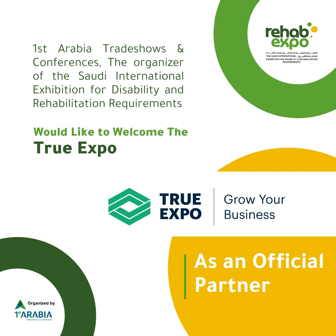 🤝We are glad to announce our Official Partners  for the success of The Saudi International Exhibition for Disability and Rehabilitation Requirements Expo 2024 !
@thetrueexpo @SpicosMedia

#RehabExpo #SaudiRehabExpo #HealthcareInnovation #InclusiveHealth #الرياض