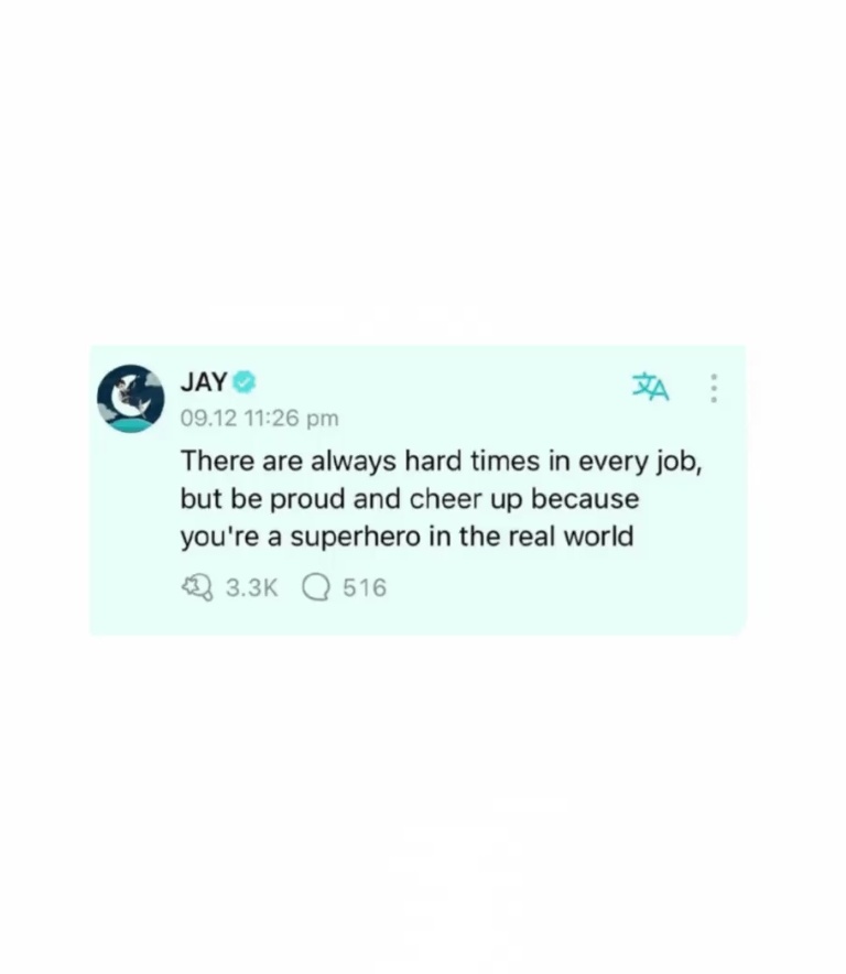 Leespecteuk's tweet photo. @BLUEJAYS_PH I chose this quote from Jay cause I believe that there is no easy job in the world. Everyone deserves to hear even just a few comforting words to cheer them up.

JAY’S SPRING WISDOM
#Day4InBloomWithJay
#JAY #ENHYPEN_JAY #제이 #엔하이픈_제이 #ジェイ@ENHYPEN @ENHYPEN_members https://t.co/L1PlNTq46j