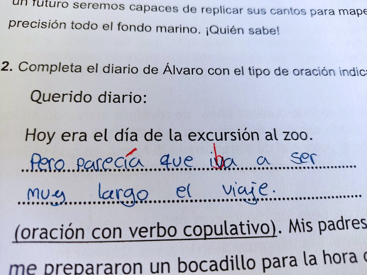 Largo se me va a hacer a mí la corrección de los exámenes de sexto