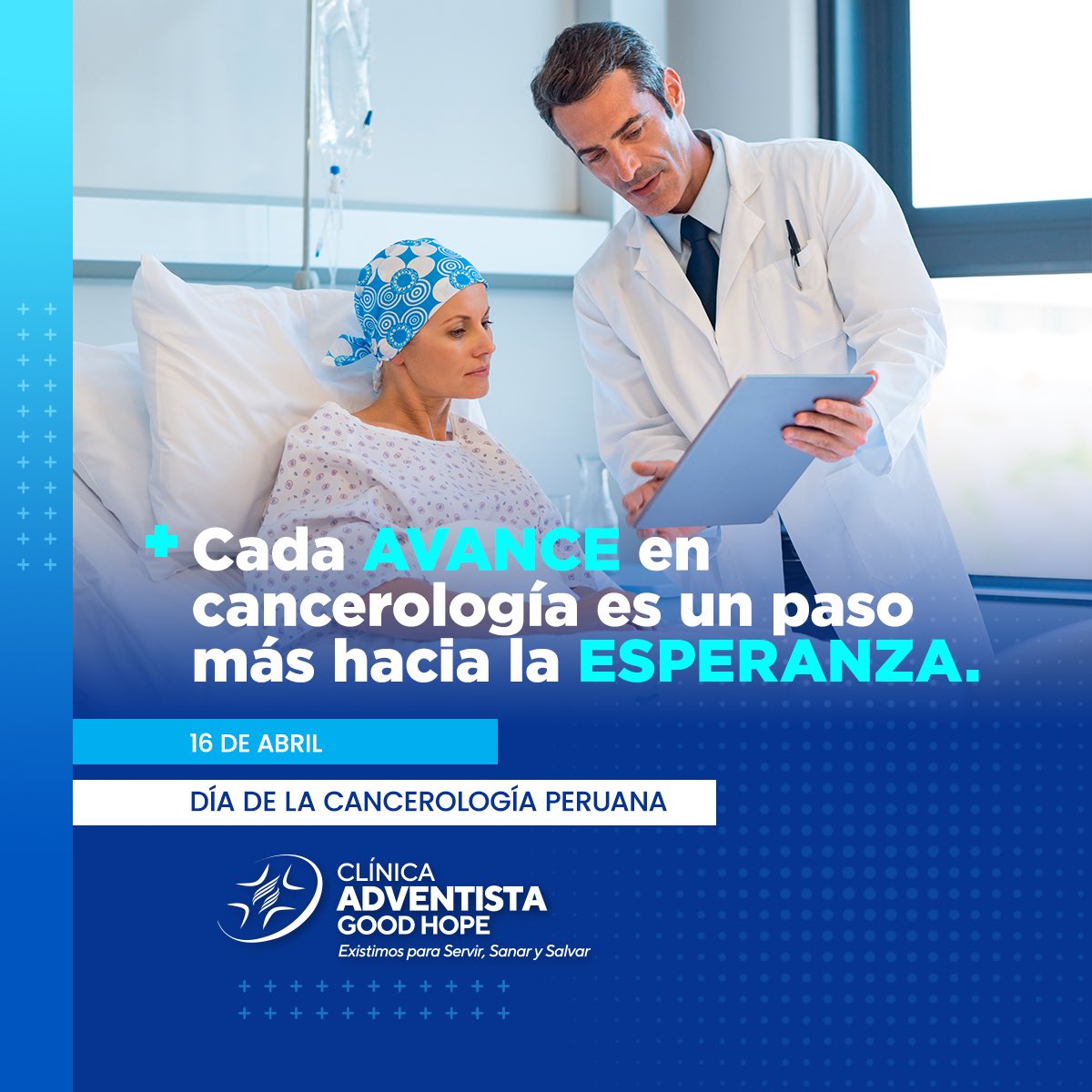 Hoy celebramos el #DíadelaCancerologíaPeruana, una fecha para reconocer el compromiso y la dedicación de los profesionales de la salud en la lucha contra el cáncer en nuestro país. 

Sigamos trabajando juntos para brindar esperanza y apoyo a quienes enfrentan esta enfermedad. 🎗️