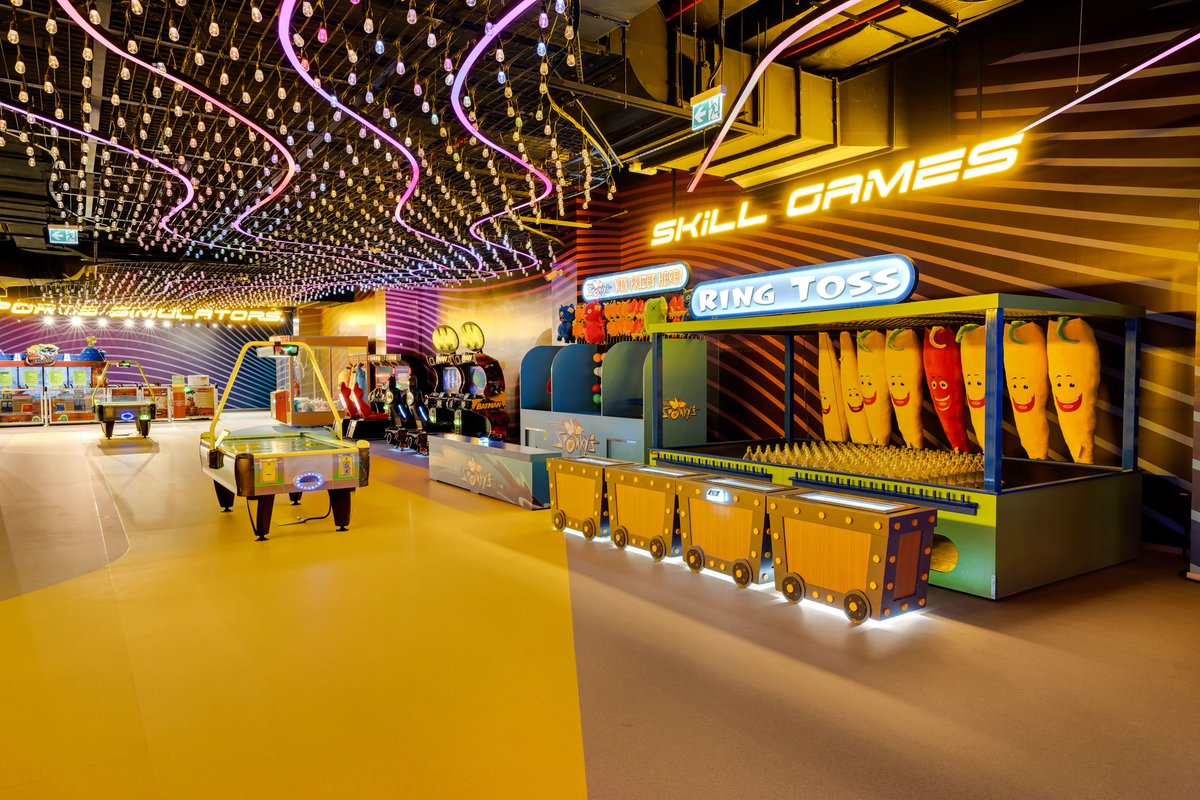 HavelockOne's tweet photo. Check out @Sparkys_UAE at The Galleria Al Maryah Island! We're proud to have delivered the interior fit out of this 17,610 sq. ft. entertainment hotspot from the ground up, handling everything from walls to lighting and AV systems.
#fitoutinteriors #turnkeyfitout #entertainment https://t.co/bW4k9vZcwF