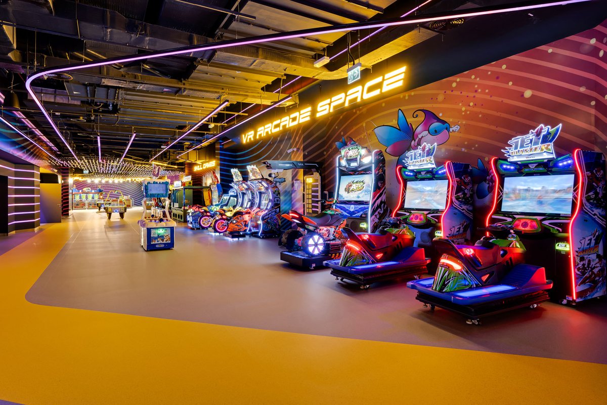 HavelockOne's tweet photo. Check out @Sparkys_UAE at The Galleria Al Maryah Island! We're proud to have delivered the interior fit out of this 17,610 sq. ft. entertainment hotspot from the ground up, handling everything from walls to lighting and AV systems.
#fitoutinteriors #turnkeyfitout #entertainment https://t.co/bW4k9vZcwF