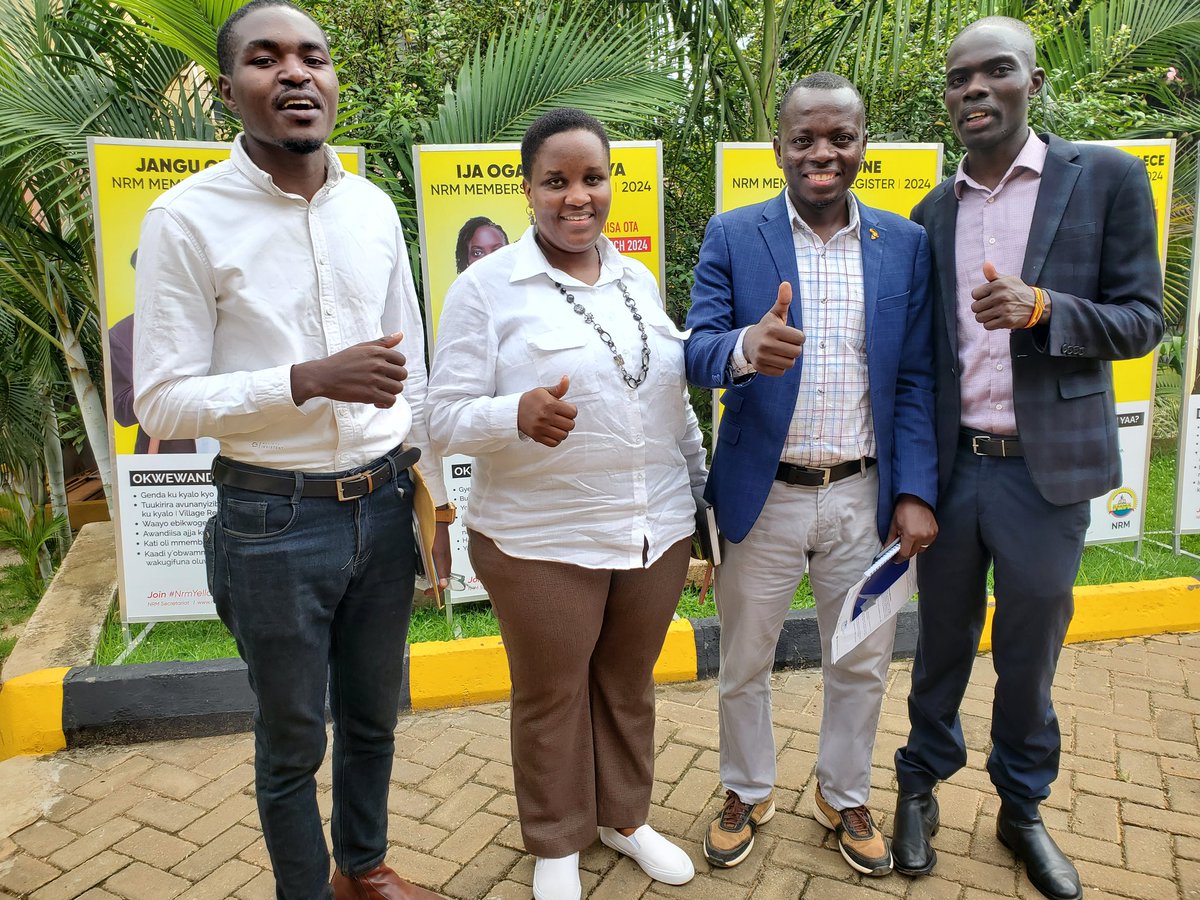 chesnaBlessing's tweet photo. In a ๐ธ is our C/P @penkson together with our Project Cordinator and V/C @NananyaE after fruitful meeting with maama #Emyoga Hon Rita Namuyenge @NamuwengeRita at @NRMOnline Secretariat @KagutaMuseveni @jessica_alupo @TodwongR @PNyamutoro @HajjatMedina !. https://t.co/eD4ogYIsW1