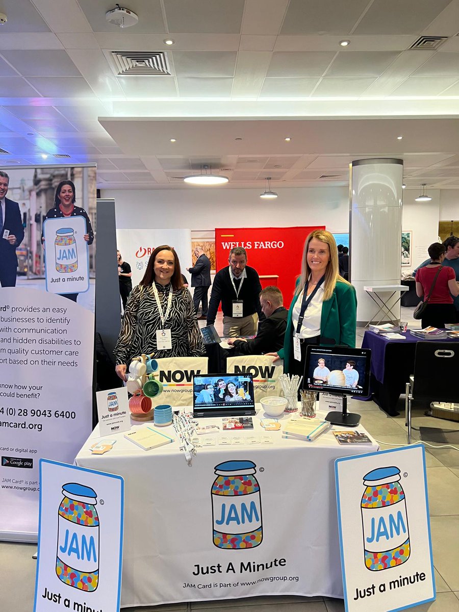 Good Morning from the @NDinBusiness Conference in London! The conference centre is buzzing with people passionate about supporting diversity & inclusion in the workplace. 🙌 We're at Stand 20 - so call & see Nicola & Margaret. 👋 #neurodiversityinbusiness #NiB2024 #JAMCard