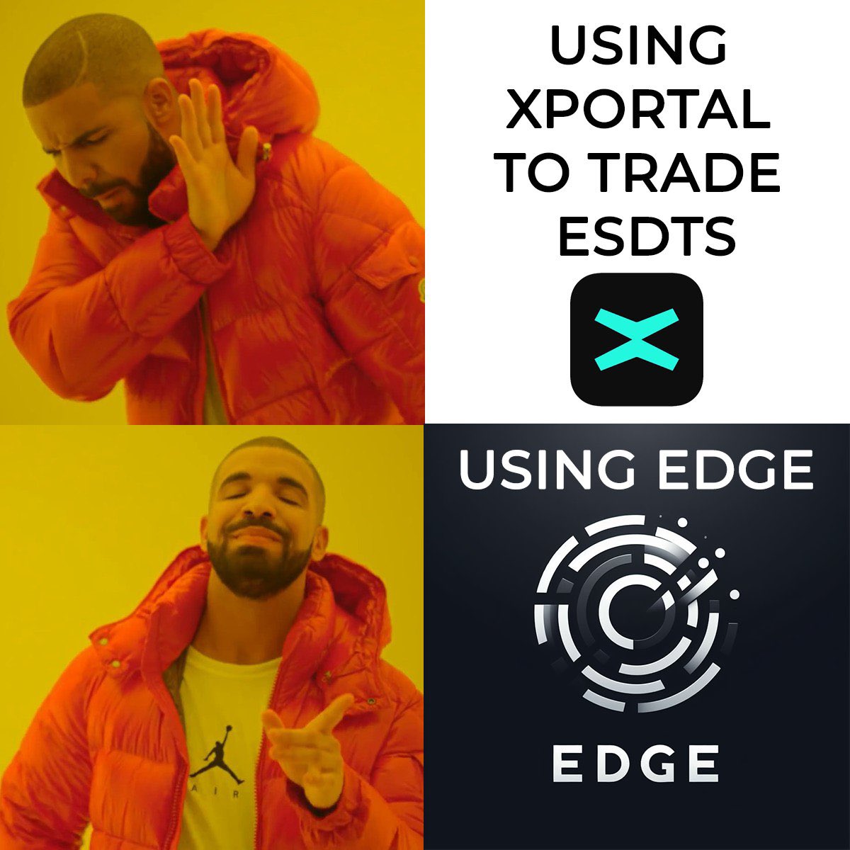 GM #MultiversX ☕️

Did you try EDGE trade bot ? 

Awesome job done by @ProjectX_DAO with an easy to use bot , super fast and cheaper 💎 more and more features to come 🔥

Try it out, you will not regret this move 📈 

edge.projectx.mx/referral/f924d…