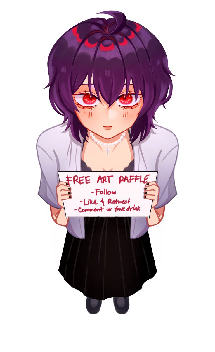 ✨ FREE ART RAFFLE ✨ 
Free Halfbody/Bust/Headshot for anyone who will:
- follow
- like &amp; RT this post
- comment ur fave drink

Deadline: May 1

#freeartraffle #artraffle #free #commissionsopen #supportsmallartists