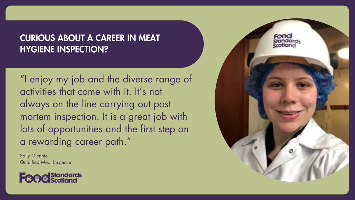 Curious about a career in meat hygiene inspection? Discover what it takes to become a Trainee Meat Hygiene Inspector with Food Standards Scotland (FSS). Learn more at: bit.ly/4cSRpbZ