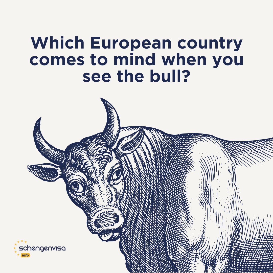 🇪🇺 🤔 

#bull #symbol #europe #eu #europeanunion #fun #guessthecountry #schengenvisainfo