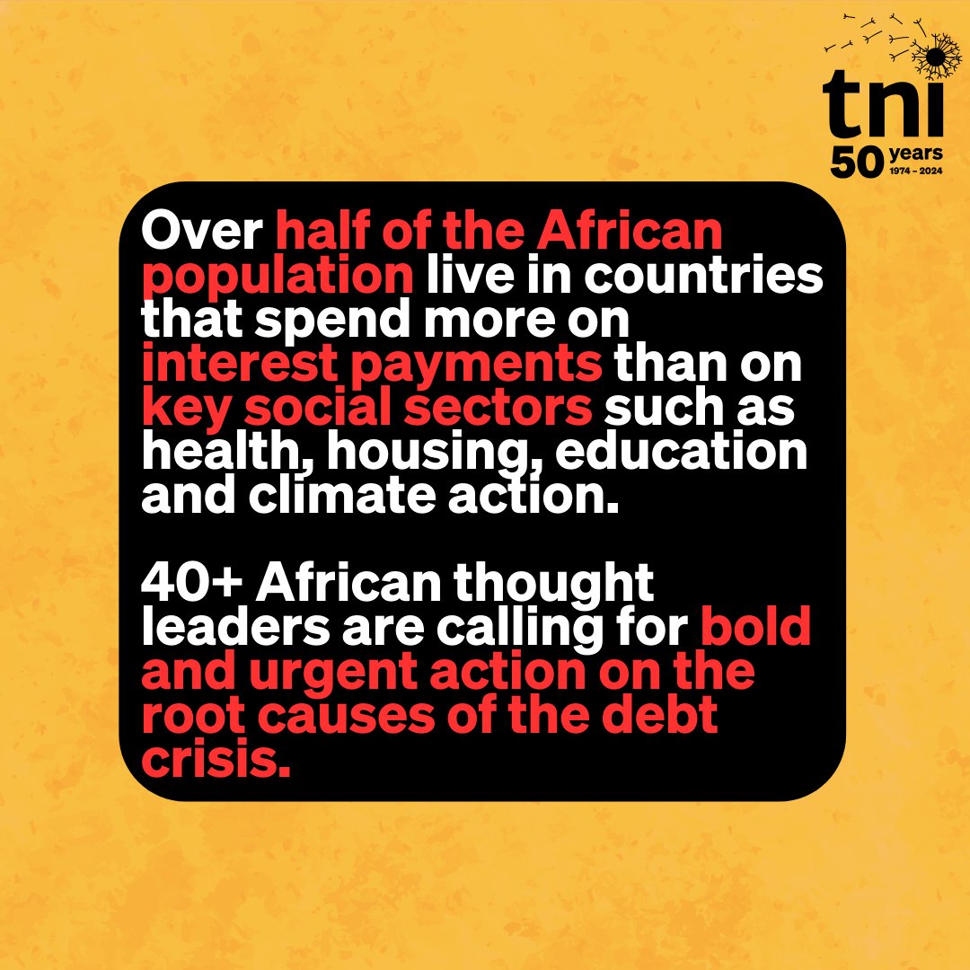 The debt crisis in African countries is not merely an economic issue. It is rapidly becoming a humanitarian challenge of global proportions, which demands an immediate, concerted, and systemic response, say @BenToumert, @NnimmoB, @mohadow and others. ℹ️earth4all.life/open-letter-af…