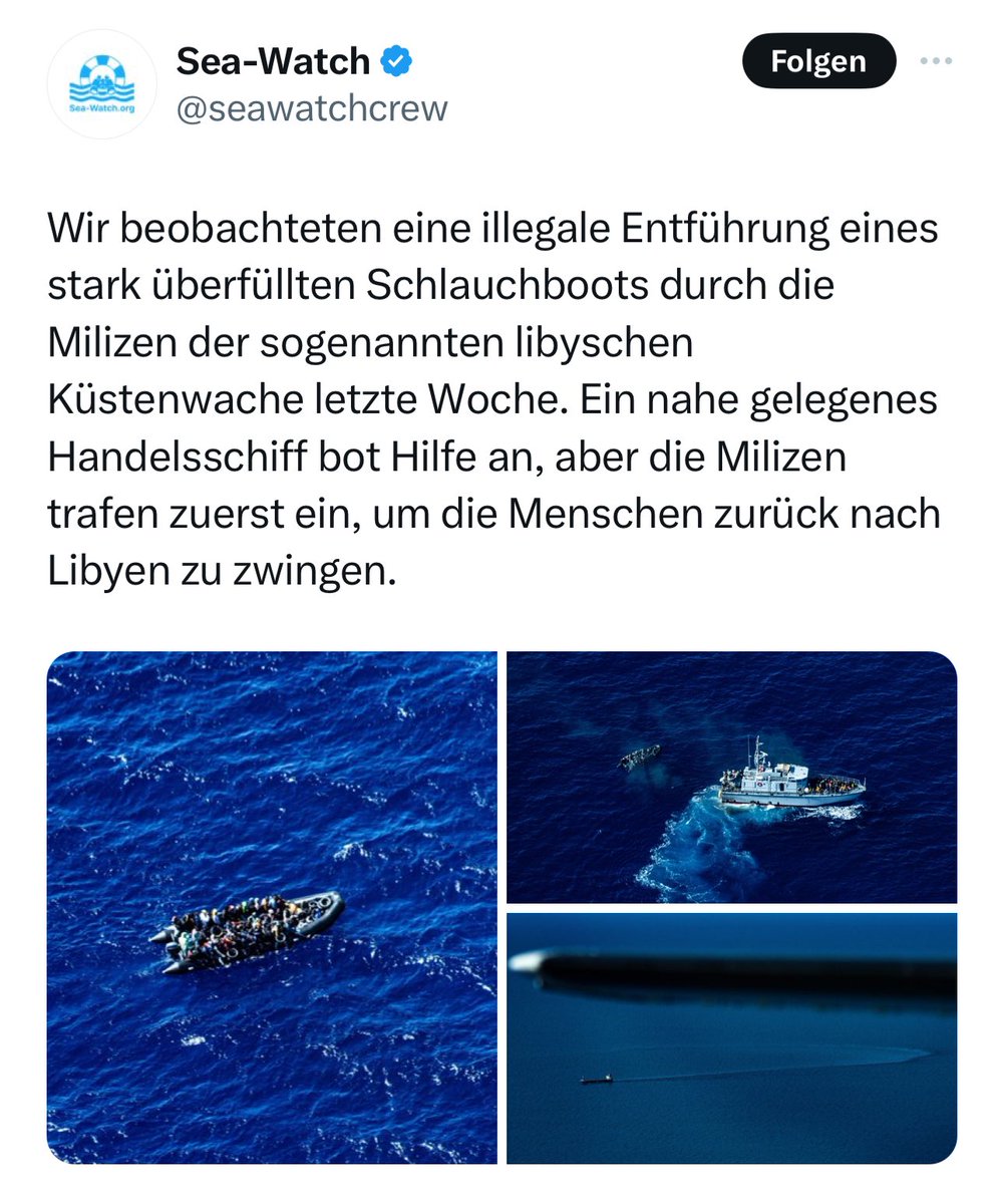 Seenotrettung jetzt „illegale Entführung“…☝🏻🤡