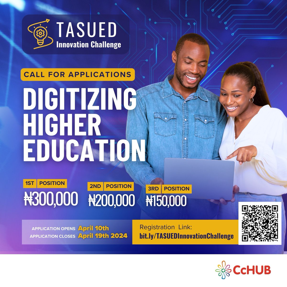edtechcoe's tweet photo. 🚀🎓TASUED Innovation Challenge

🌟Calling all TASUED Students Innovators &amp; Change-Makers! 🌟

📢 We're thrilled to announce the TASUED Innovation Challenge with the theme: "Digitizing Higher Education"! 

📝How to Participate:
https://t.co/1IjwIjJEMK
@Cc_HUB 
@CcHubacademia https://t.co/IUUNOLfDen