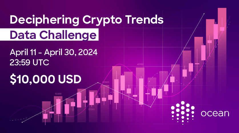 Don't miss out! 🚀 The 'Deciphering Crypto Trends' #DataChallenge has officially started. Explore #GoogleTrends data using #AI & #ML to uncover crypto market insights. Compete for a share of the $10K prize pool! 💰 🗓️ Apr 11 - Apr 30 bit.ly/3vKvcMI