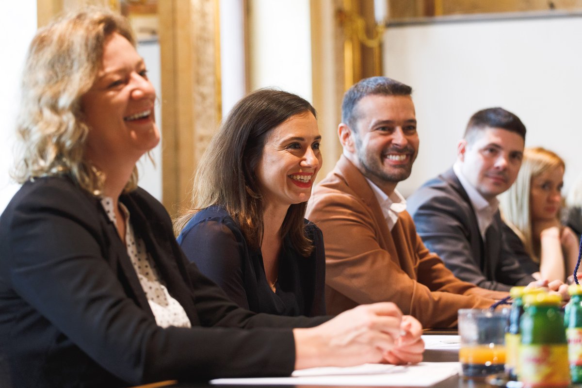 Kicking off our joint seminar for the fellows from the '23 & '24 cohorts of the #WesternBalkans Fellowship at the @OeParl. A busy agenda of activities, official visits and discussions focused on the important role of parliaments in the #WB6 #democratisation and #EUIntegration.