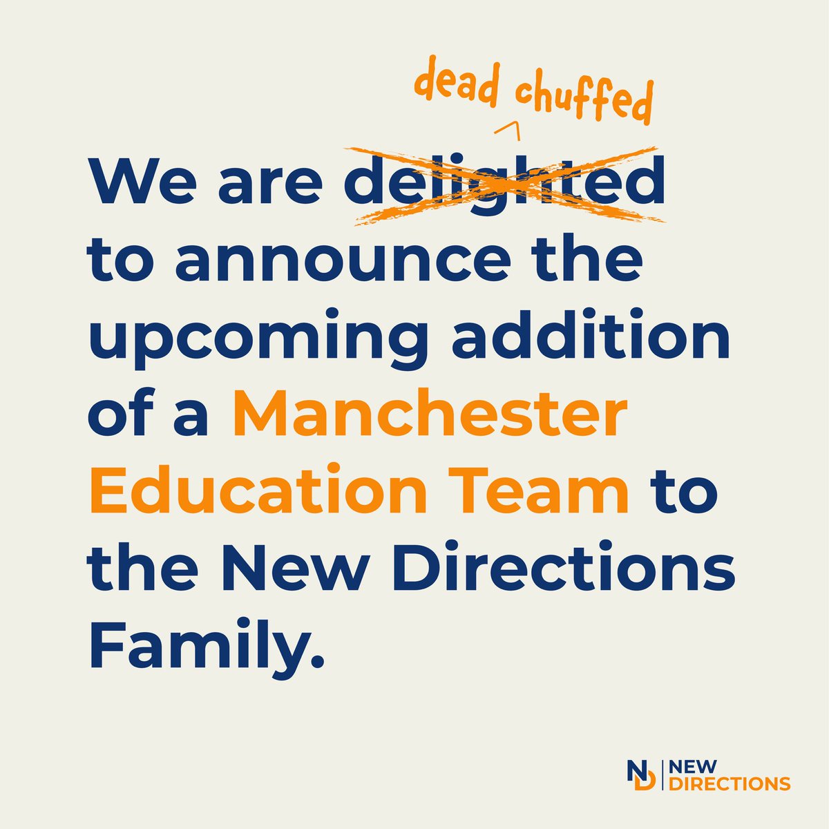 Manchester, we’re buzzing to be here 🐝

Stay tuned for more updates and get ready to meet our amazing new team🎉

#manchester #newdirections #education #newoffice #newteam #newdirectionseducation