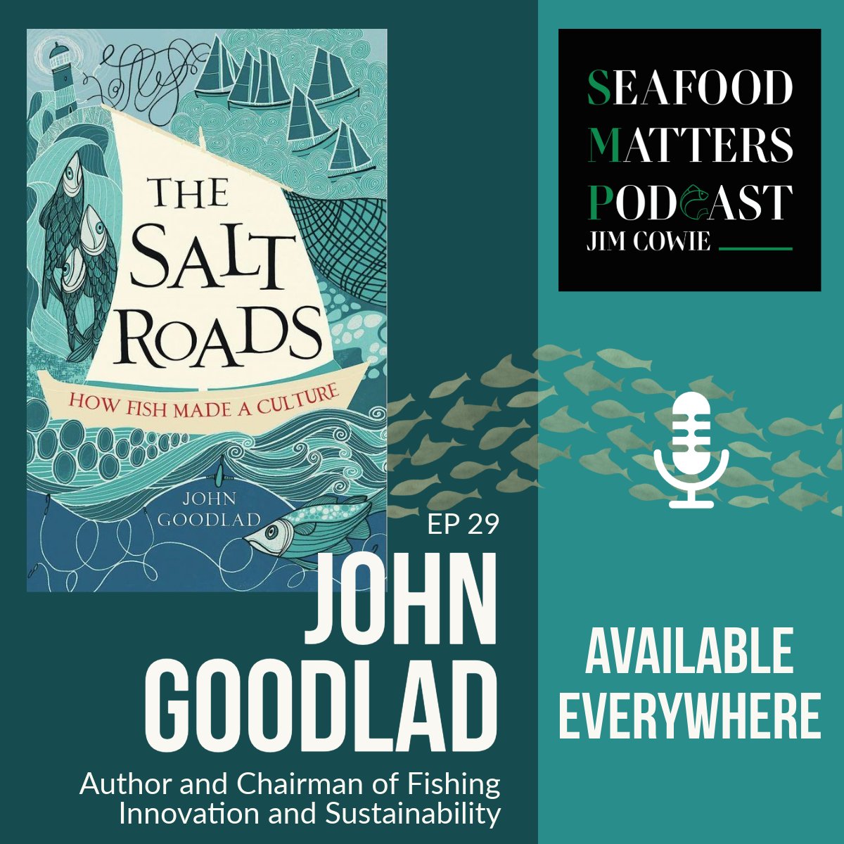 Episode 29 features John Goodlad from Shetland sharing stories from his best-selling book - The Salt Roads. @seafoodmatterspodcast @FisherGoodlad