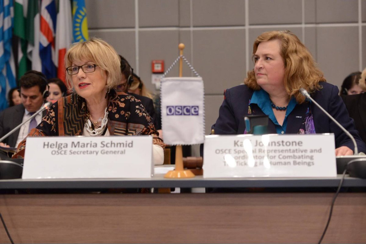 Proud to have opened the @OSCE 24th Alliance Conference, highlighting the need to reimagine prevention strategies. Human trafficking affects the whole of society and all of our societies. It is our shared responsibility to combat this problem and protect the most vulnerable.