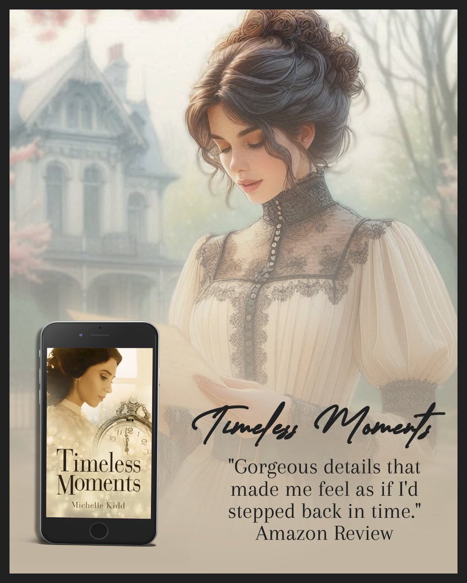 Step back in time for $1.99 when you download Timeless Moments this Tuesday. ★★★★★ 'Beautiful story you won't forget.' Amazon #reviews amazon.com/Timeless-Momen… #dualtime #suspense