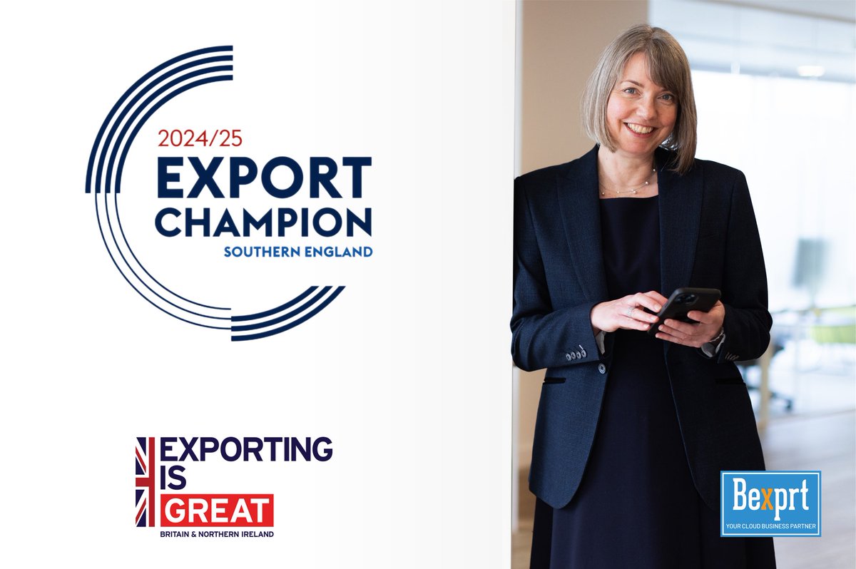 🙌 Congratulations to #Bexprt CMO Gwen Edwards on joining the @biztradegovuk Export Champions programme, a key element of the UK Government’s Export Strategy.

#ExportChampion #SoldToTheWorld
➡️linkedin.com/feed/update/ur…
