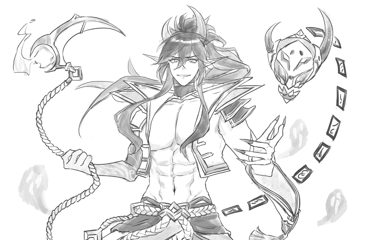 Chuan_Xu_XII's tweet photo. 塗鴉下我推了十一年的傢伙
#thresh #spiritblossomthresh #LeagueOfLegendsFanArt https://t.co/556KzZzUcS