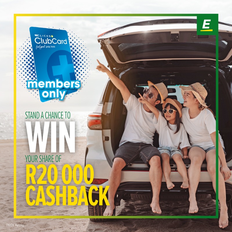 EuropcarSA's tweet photo. Clicks Clubcard members that rent and travel between 15 April &amp; 31 May 2024 stand a chance to WIN their share of R20 000 cashback in Clicks Clubcard points. 

Terms &amp; Conditions apply.