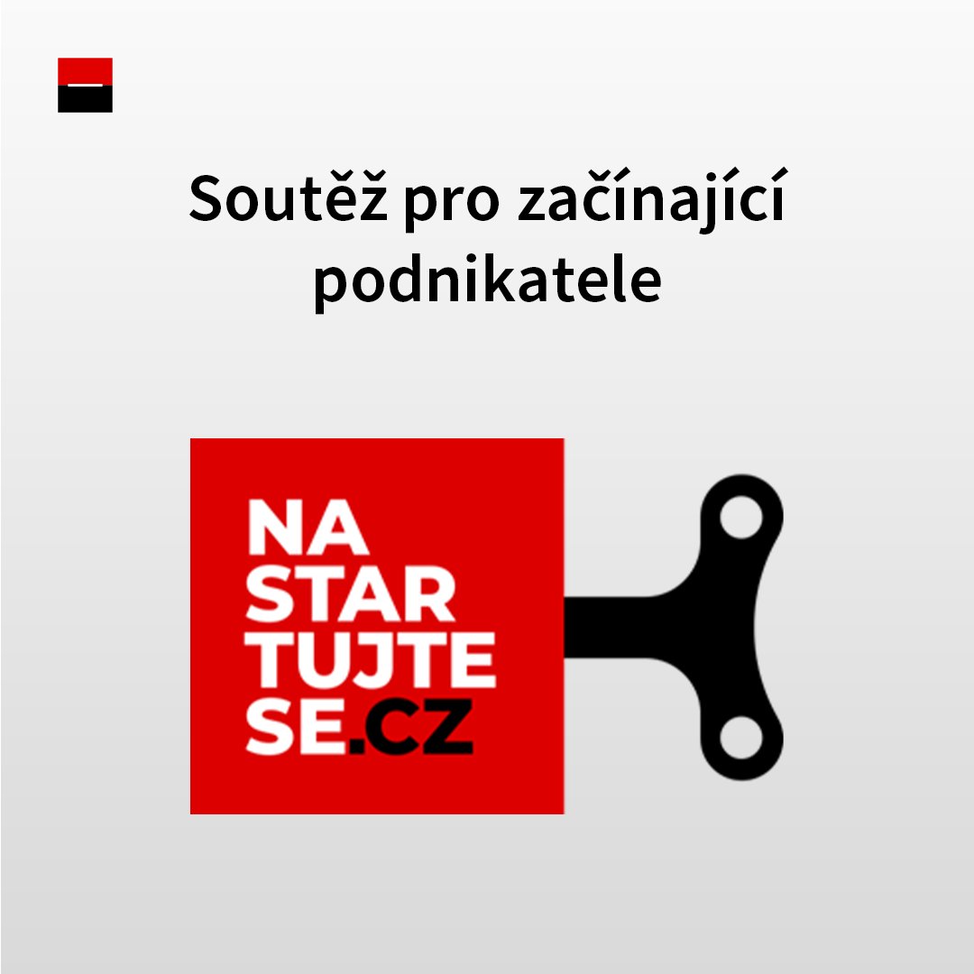 [#nastartujtese] 🔑 6. května 2024 odstartujeme již 12. ročník soutěže pro začínající podnikatele! Registrujte do soutěže Nastartujte se svůj podnikatelský projekt a rozdělte si ceny za více než milion korun. Více informací najdete na nastartujtese.cz.