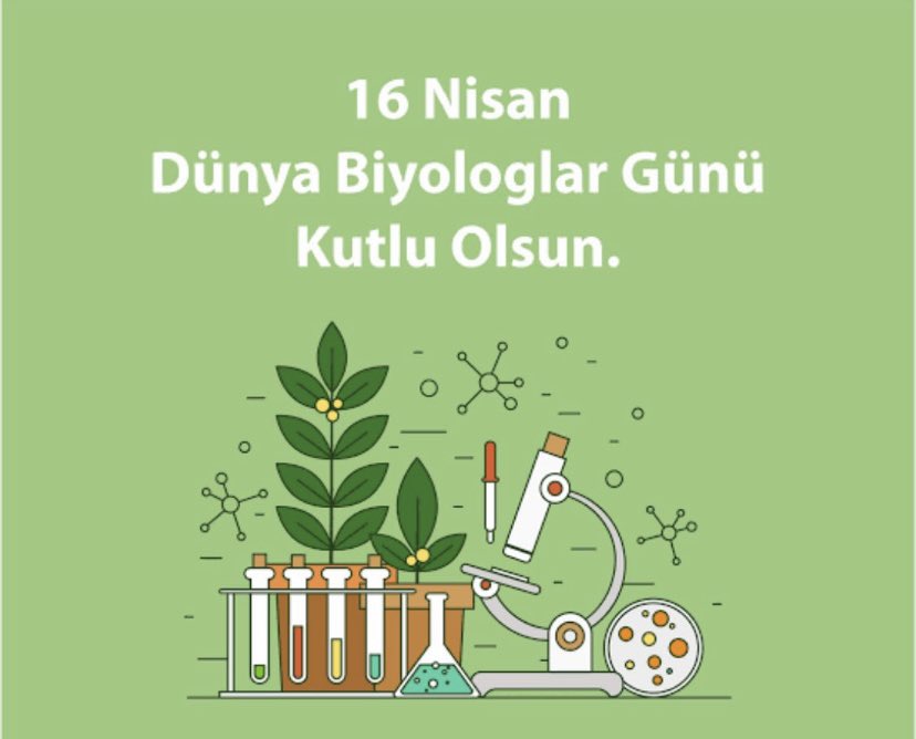 Hak ettiğimiz yerlerde olacağımız günlerimiz olsun. #BiyologlarGünü #16Nisan