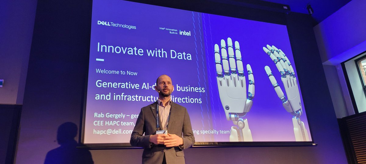 #GenAI is changing the game for enterprises. The opportunity is Now to create value &amp; improve productivity.
#DellTech create product-ready synstems with world class solutions to run AI customized for your business.
📲 Contact our expert Gergely Rab
#innovatewithdata #iwork4dell