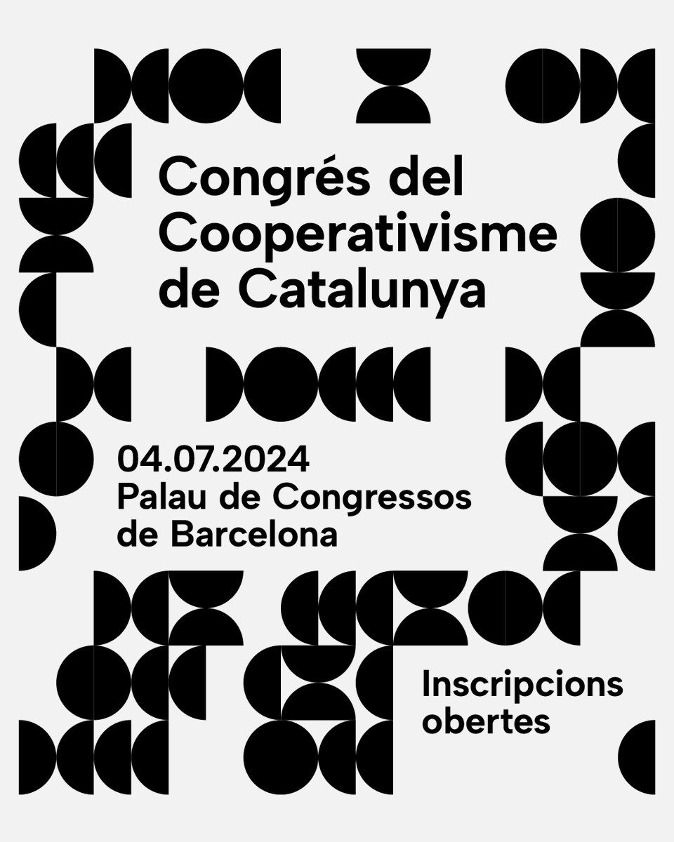 125 anys en son molts. El cooperativisme a Catalunya és un model social i econòmic referent, de present i futur. No t'ho perdis, hi serem totes. Les inscripcions al #CongrésCooperativisme ja estan obertes: cooperativescatalunya.coop/congres-cooper…