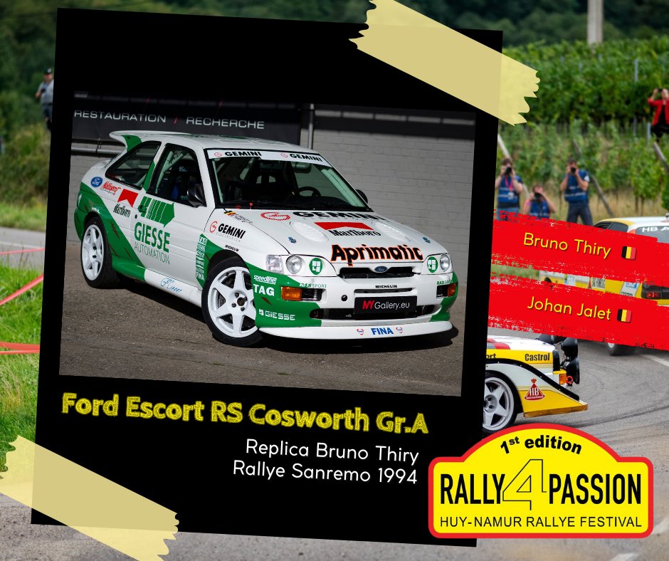 💥💥 Bruno Thiry back in Giesse livery <a href="/Rally4Passion/">Rally 4 Passion</a> 😍
r4p.be 🇧🇪