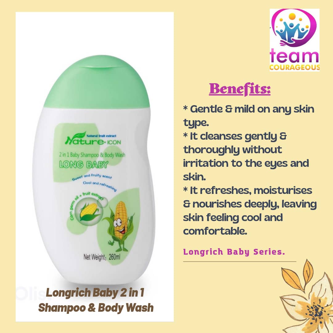 Happy Tuesday Friends💃

Maintain soft and tender nature of your baby's skin with #LongrichBaby2in1ShampooandBodywash✅

DM @ToyinKehindeS for your order/enquires.

#STK #STKPrenuer
#TeamCourageous
#TuesdayMotivation
#homebasedbusiness
#LongrichBioscienceIntl