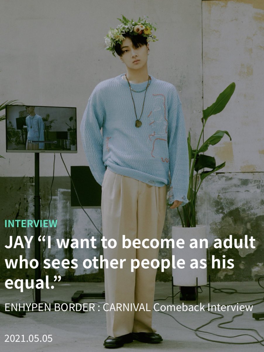 luckynoxstar's tweet photo. i love watching &amp; reading jay’s interview because at the end of it you’ll end up inspired and having new perspective of things.

JAY’S SPRING WISDOM
#SpringSerenityFromJay #Day4InBloomWithJay
#JAY #ENHYPEN_JAY #제이 #엔하이픈_제이 #ジェイ@ENHYPEN @ENHYPEN_members https://t.co/o6q9lt06Tf