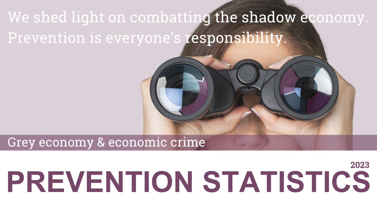 The #greyeconomy and #economiccrime prevention statistics for 2023 have been released. According to the authorities, the economic situation has led to an increase in the number of cases. Read more: vero.fi/en/grey-econom…