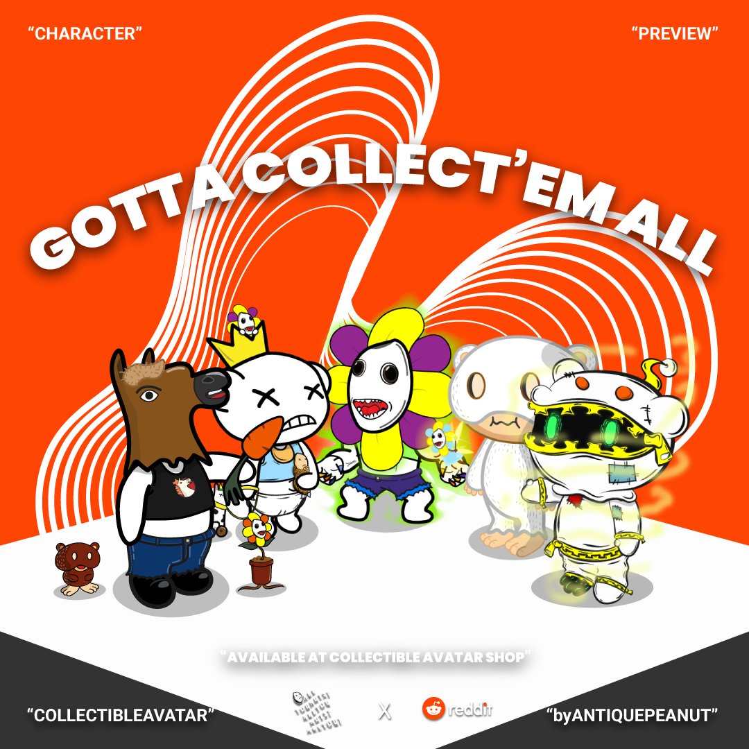 My 'REDDIT COLLECTIBLE AVATAR' is Available  on
@Reddit Collectible Avatar Shop.  
Grab some here: reddit.com/avatar/shop/ar…
PS. There's a surprise for the holder. 👀 #RedditCollectibles #redditcollectibleavatars #artcollectibles #redditavatars