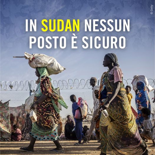 In Sudan nessun posto è sicuro. Il conflitto tra Forze armate sudanesi e Forze di supporto rapido ha provocato oltre 14.700 di morti e più di nove milioni di sfollati interni Firma ora l'appello di @amnestyitalia, stai dalla parte della popolazione civile: tinyurl.com/379a5yn9