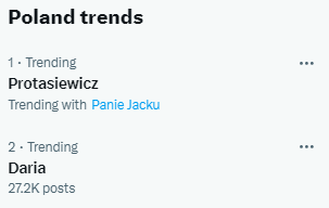 *wchodzisz na Twitter* Poland trends: dzień dob... *wychodzisz z Twittera*