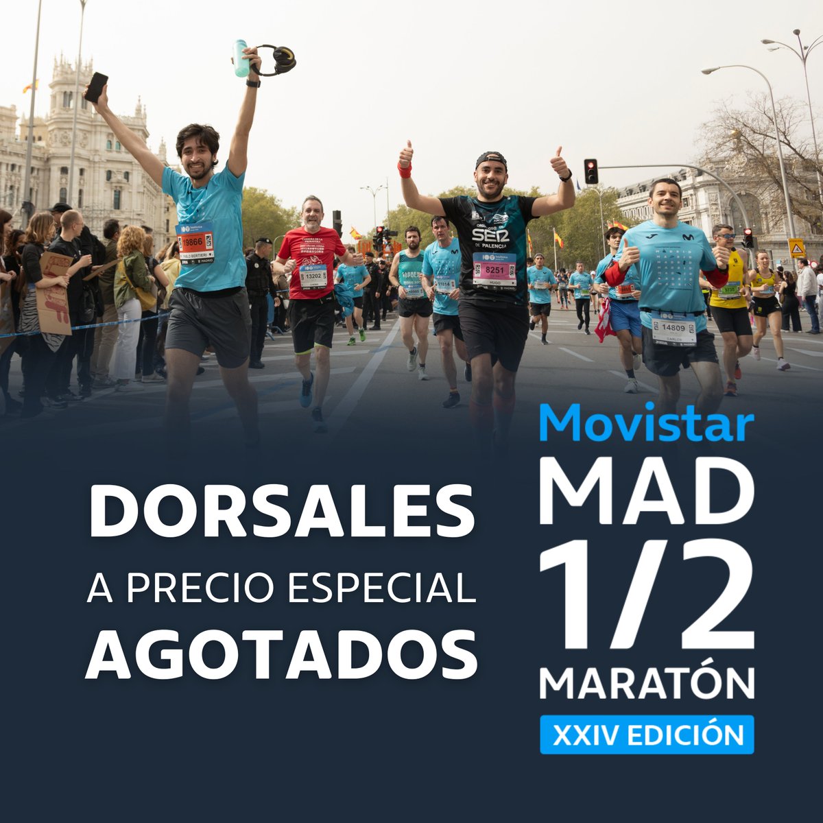 😱 ¡¡Agotados los primeros 2 mil dorsales con precio especial!! 😱

👉 Abrimos nuevo plazo de inscripción hasta el 30 de junio de 2024.