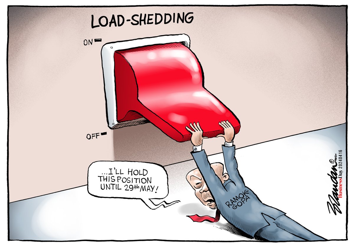 Electricity minister Ramokgopa on '18-day no load-shedding' streak... Business Day, Tuesday 16 April 2024 brandanreynolds.com/2024/04/16/bus…