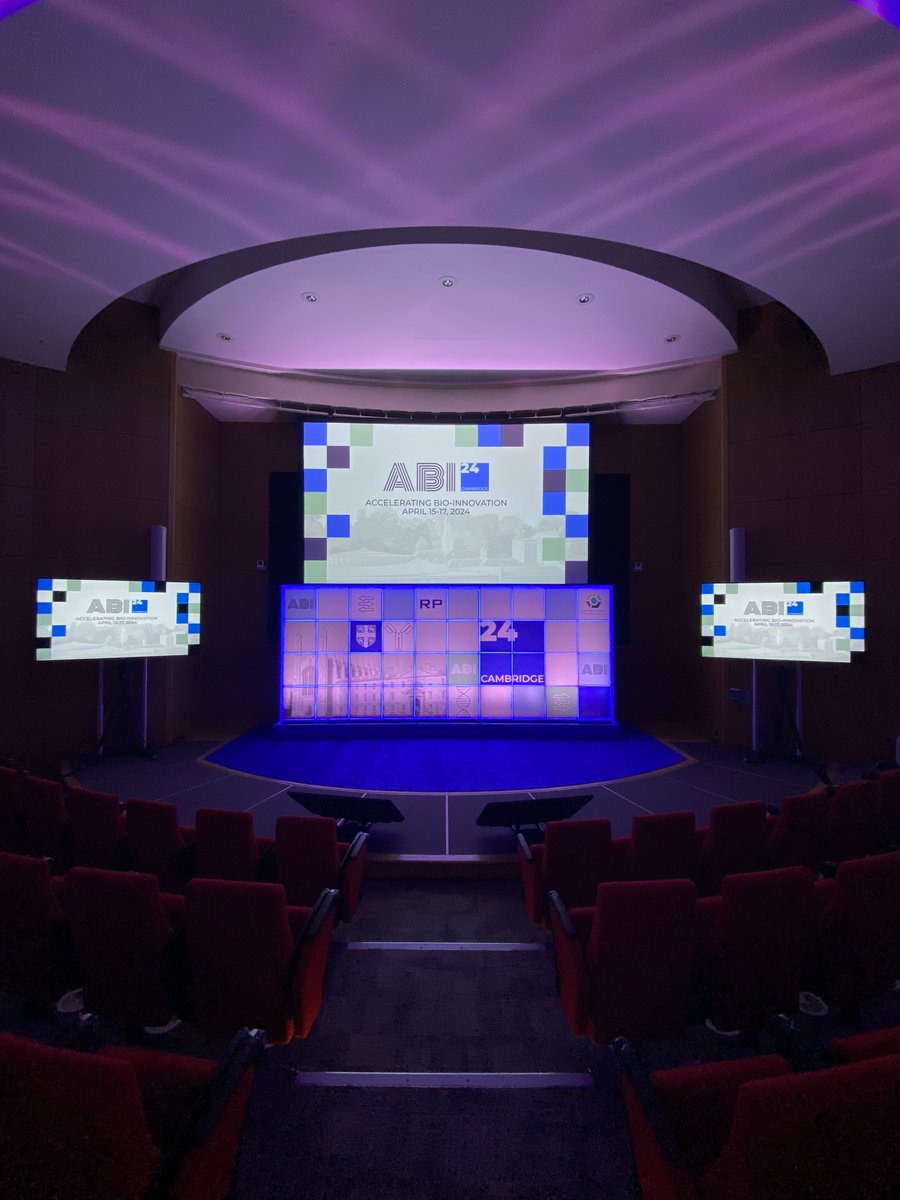 All set and ready for #ABI2024 for Royalty Pharma &amp; @cambridgeATS.  Spanning multiple venues throughout Cambridge, we're extremely proud to be working on such a prestigious event. <a href="/HinxtonHall/">Hinxton Hall Conference Centre</a> <a href="/cambridgeunion/">The Cambridge Union</a> <a href="/Kings_College/">King's College, Cambridge</a>