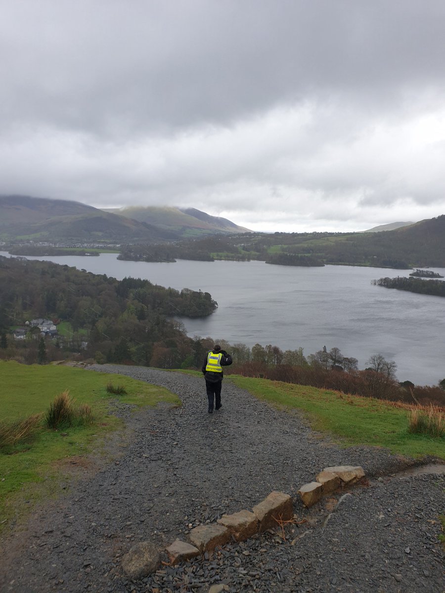 PCSO's 5417 and 5375 responded to a report of a tent being abandoned on Catbells and two small bags containing suspected illegal substances being located with it. PCSO's 5417 and 5375 hiked up Catbells in the stormy weather conditions to retrieved the suspicious items.